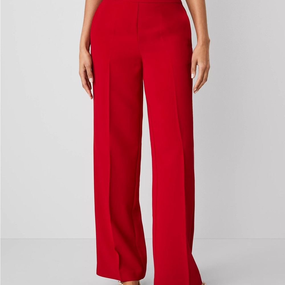 Wide Leg Pant in Fluid Crepe